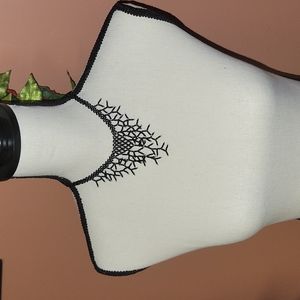 HANDMADE ! Black necklace